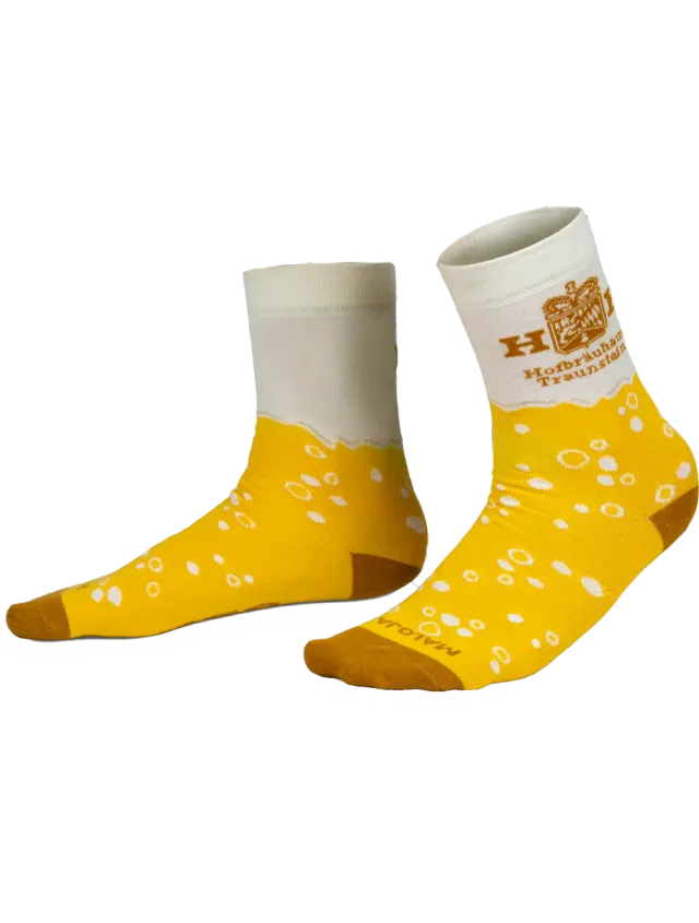 Hofbräuhaus Traunstein Maloja Socken Bitte Bier Baumwolle