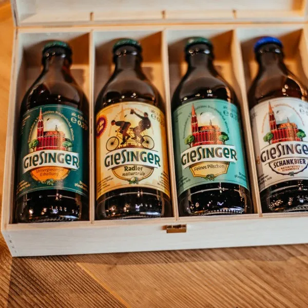 Giesinger Bräu Traditionsbox Bier in der Holzkiste