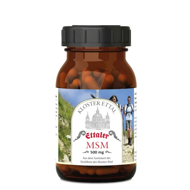 Ettaler MSM Kapseln 120 Stück 500 mg 99,9 % rein