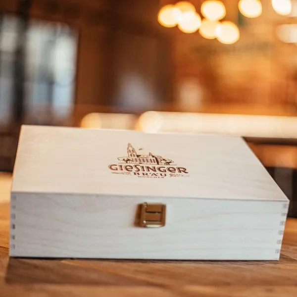 Giesinger Bräu Traditionsbox Bier in der Holzkiste
