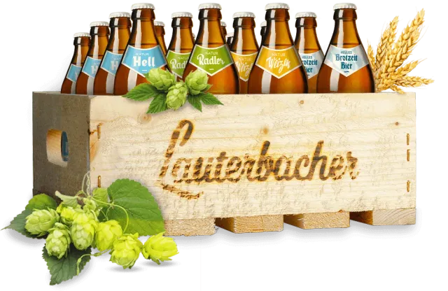 Lauterbacher ProBier-Tragl Holztragl 16x 0,5l