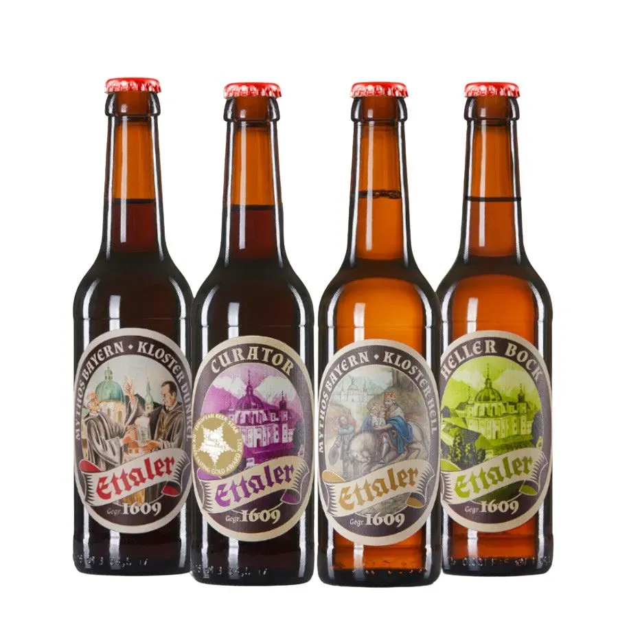 Ettaler Bier Set Klosterbier 12 × 0,33 l gemischt
