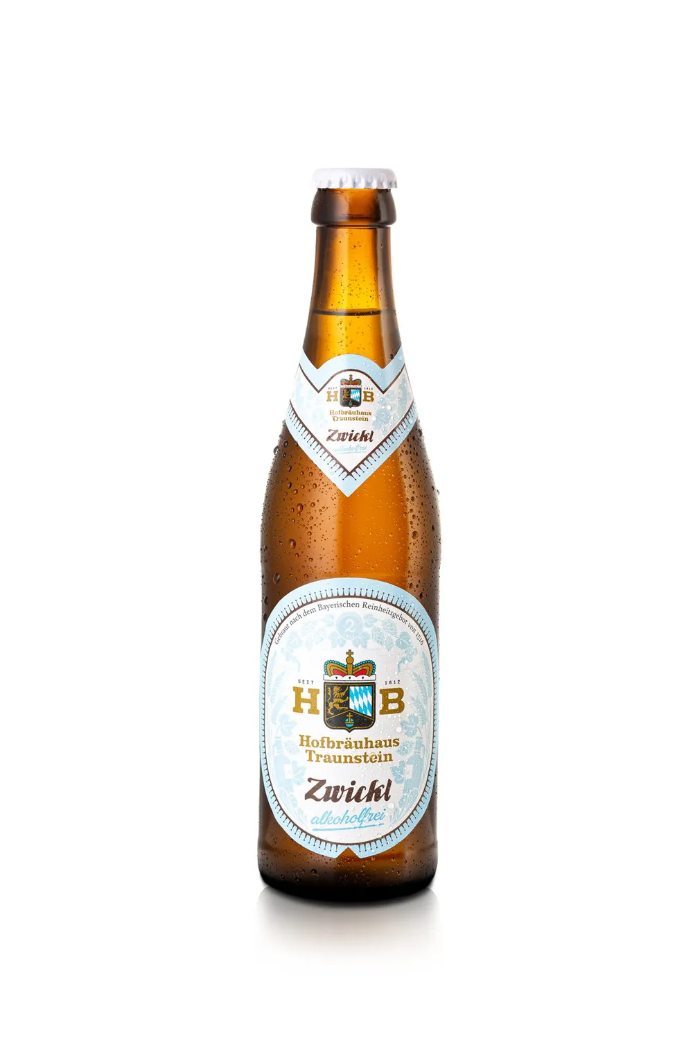 Hofbräuhaus Traunstein Zwickl alkoholfrei Bier 6x0,33L naturtrüb