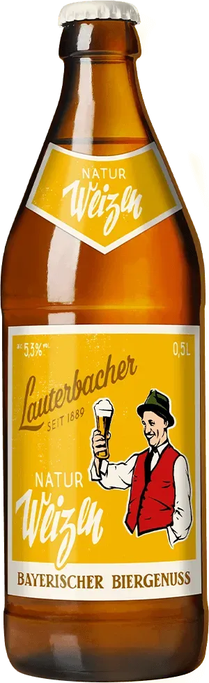 Lauterbacher Natur Weizen Weißbier naturtrüb 5,3%
