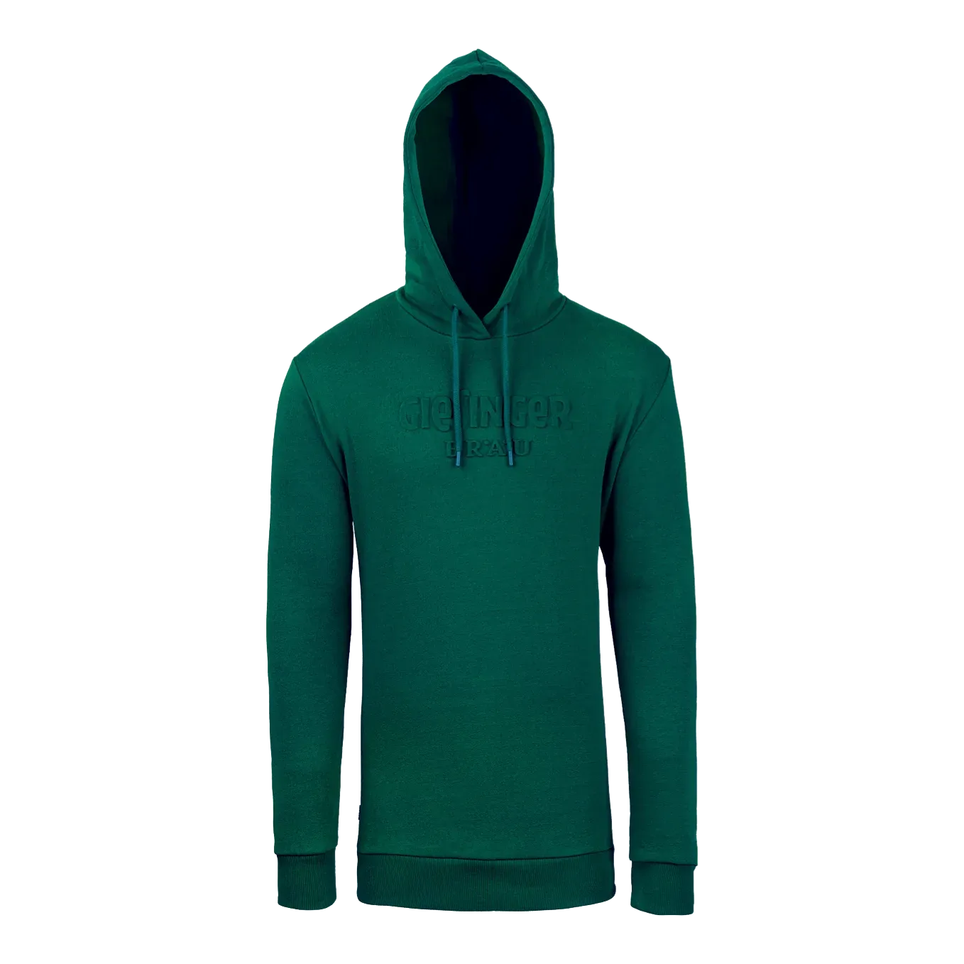 Giesinger Bräu Hoodie mit Prägedruck grün