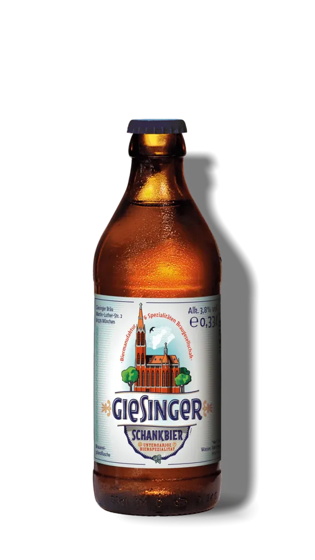Giesinger Bräu Schankbier helles Bier 0,33l