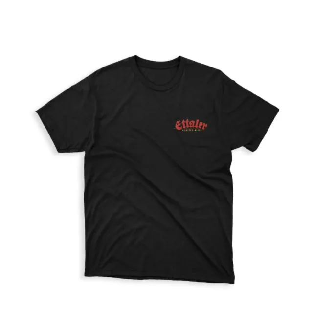 Ettaler Klosterbiere T-Shirt schwarz Baumwolle