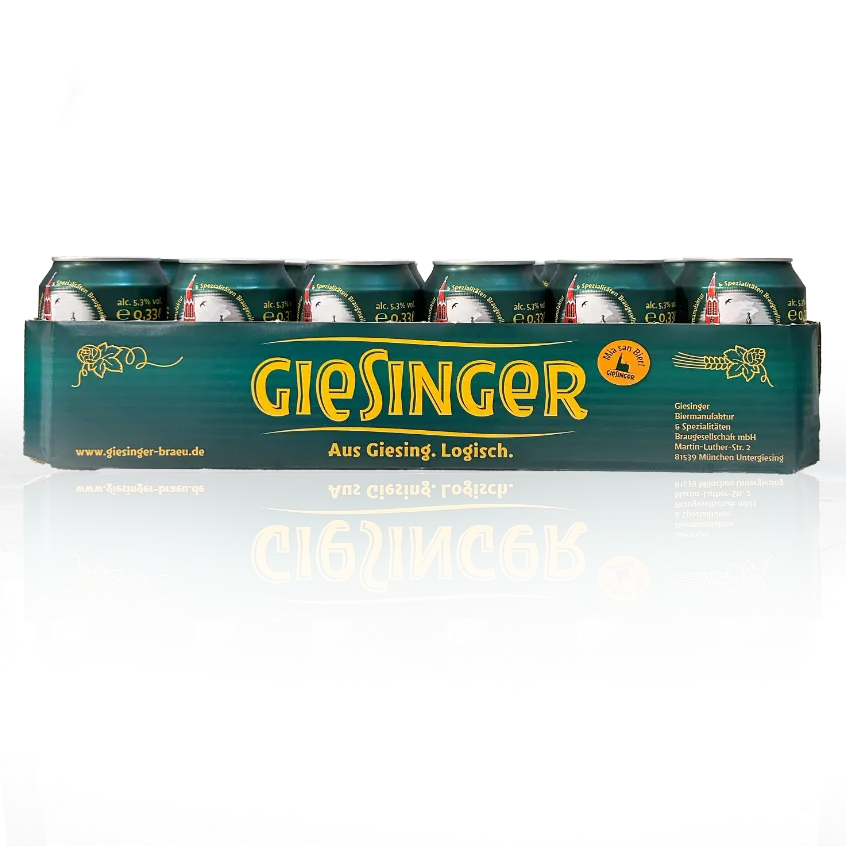Giesinger Bräu Erhellung Bier Dose 24x0,33l