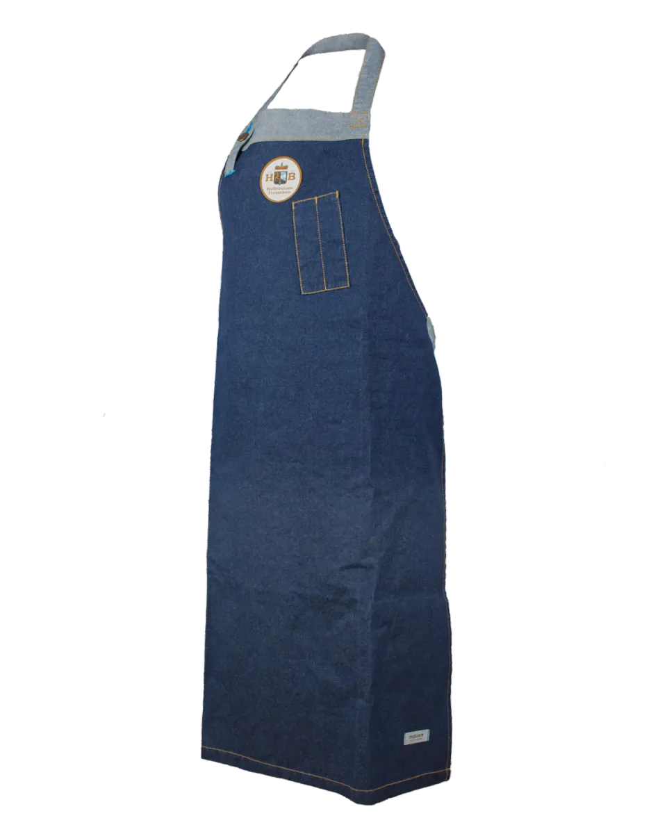 Hofbräuhaus Traunstein Maloja Jeansschürze Baumwolle Hofei-Patch