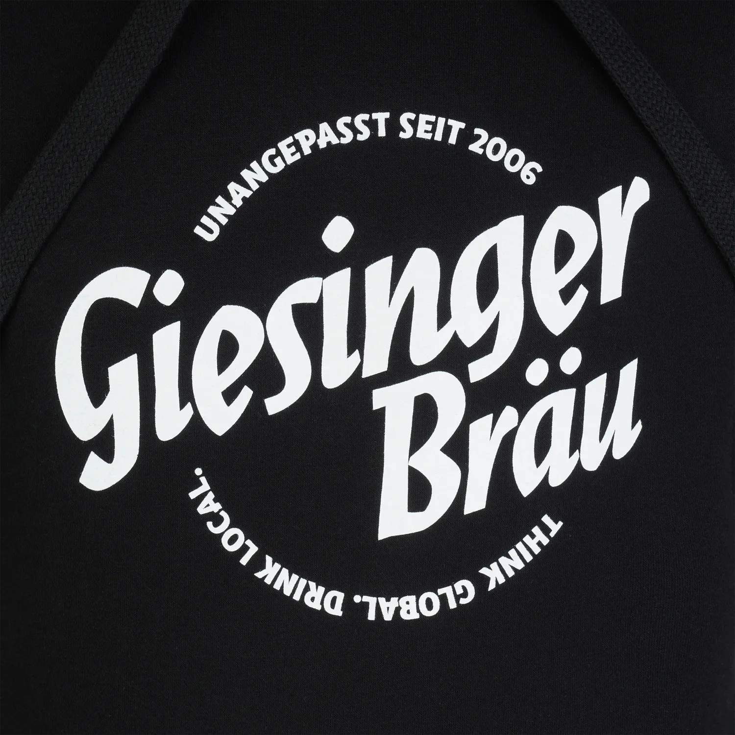 Giesinger Bräu Hoodie Unangepasst schwarz