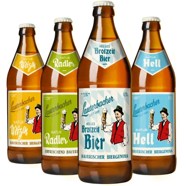 Lauterbacher Probierkarton Bierset 12x 0,5l