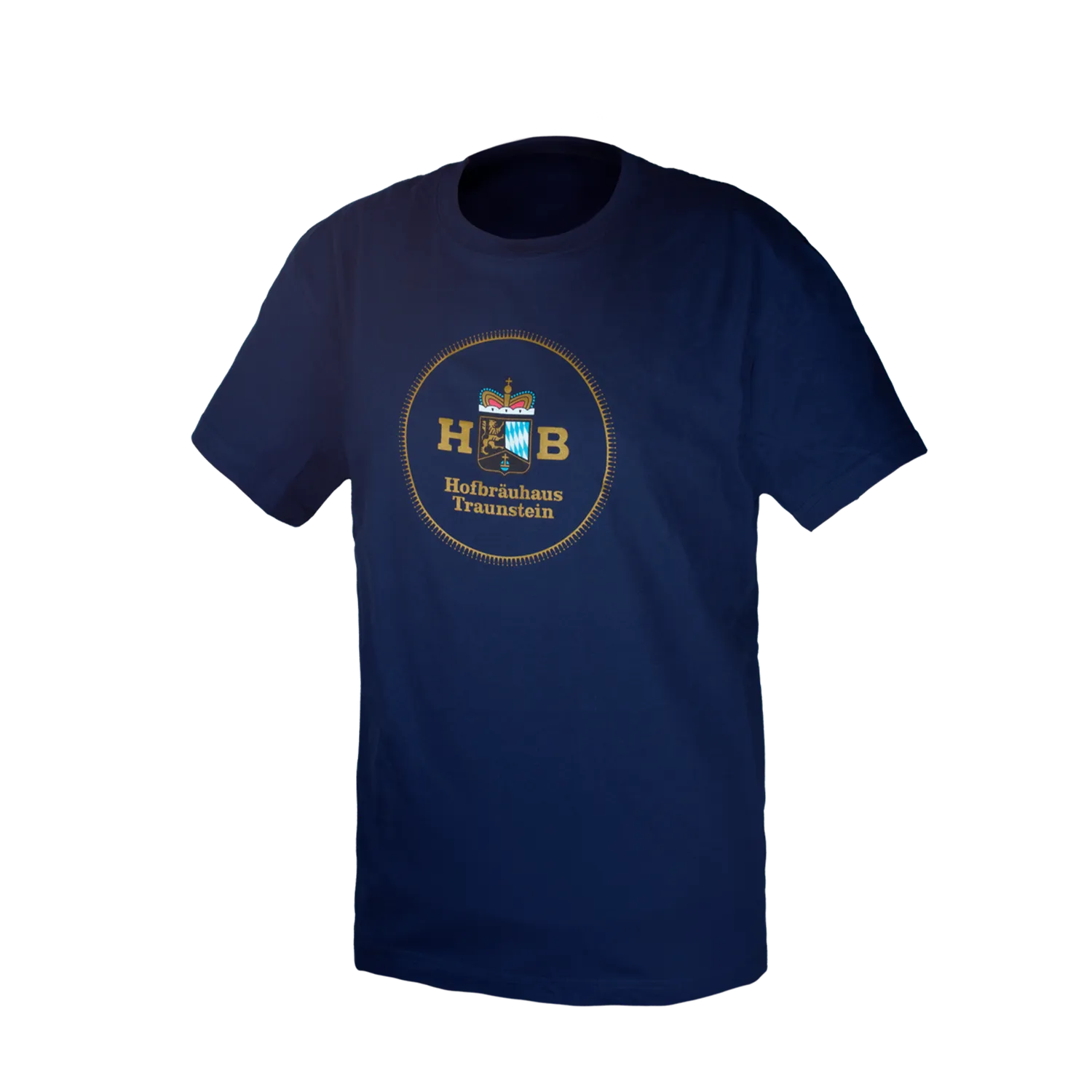 Hofbräuhaus Traunstein Strahlenkreis T-Shirt dunkelblau