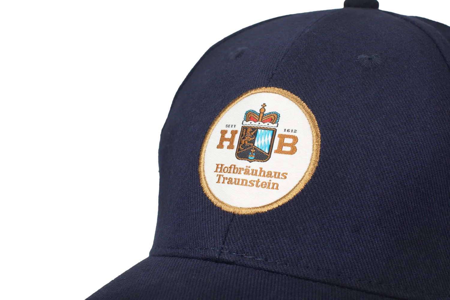 Hofbräuhaus Traunstein Cap mit Logopatch dunkelblau Baumwolle