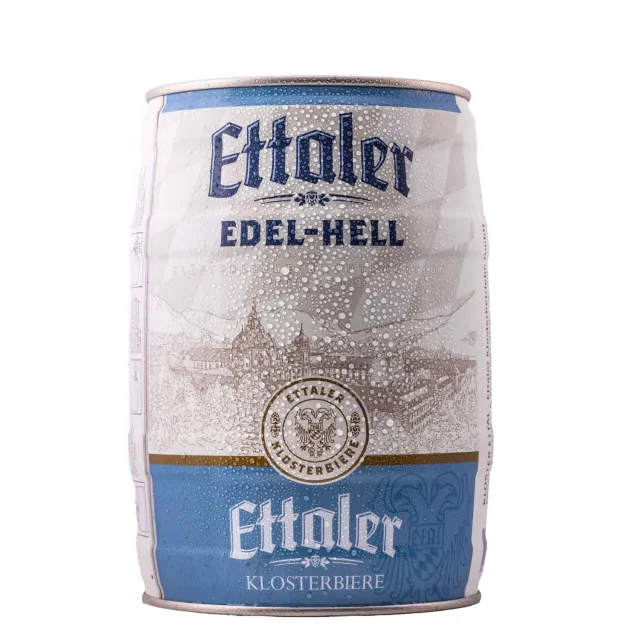 Ettaler Edel-Hell 2 x 5 Liter Dose Bier Vollbier