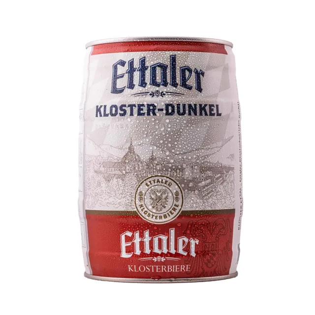 Ettaler Kloster-Dunkel Bier-Set 2x5L Dose malzaromatisch
