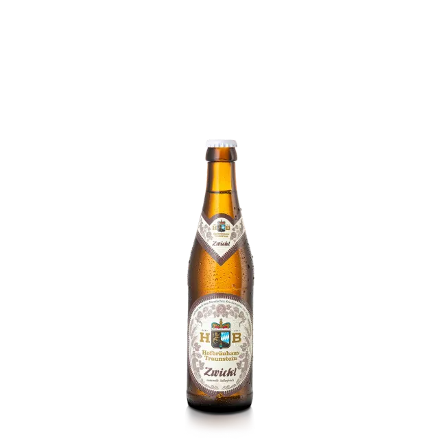 Hofbräuhaus Traunstein 1612er Zwickl Bier 0,33 L 6er-Träger naturtrüb
