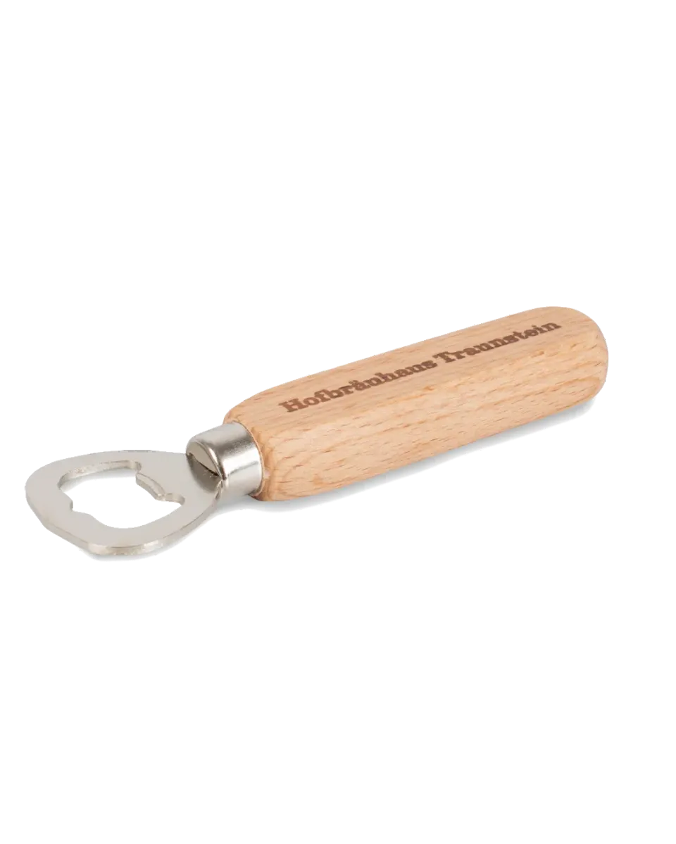 Hofbräuhaus Traunstein Öffner mit Holzgriff Flaschenöffner