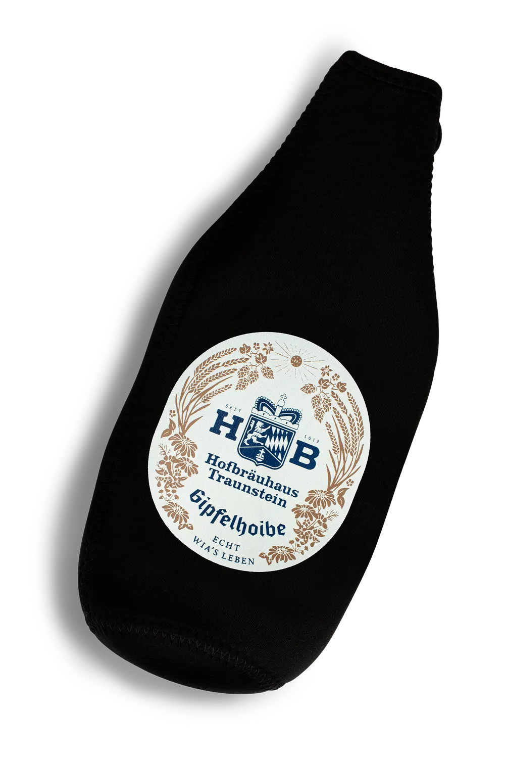 Hofbräuhaus Traunstein Gipfelhoibe Flaschenkühler 0,5 l Neopren