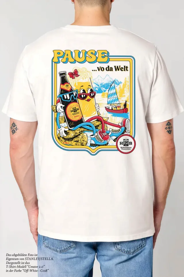 Hofbräuhaus Traunstein Pause vo da Welt T-Shirt