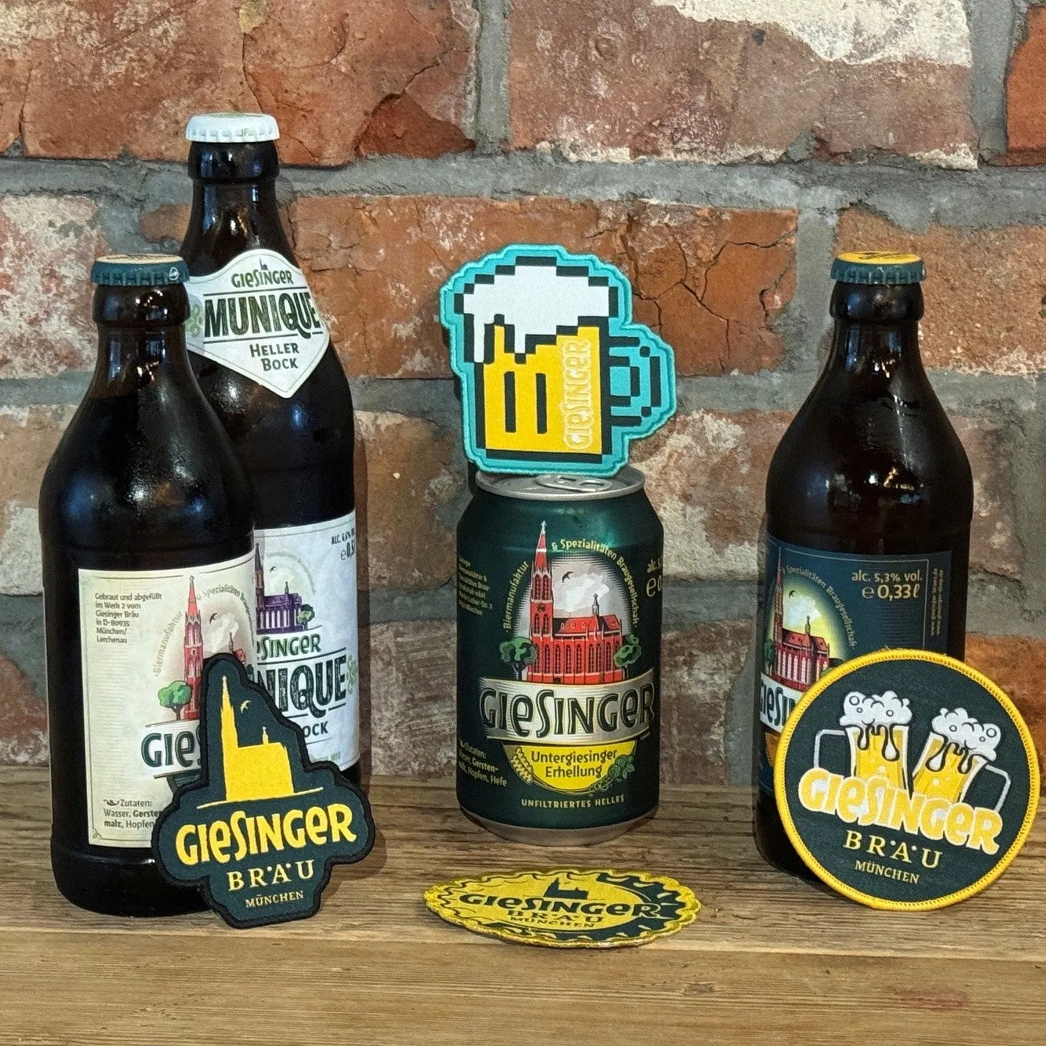 Giesinger Bräu Patch mich Aufnäher und Patches