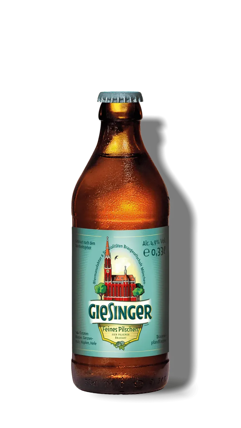 Giesinger Bräu Feines Pilschen Pils naturtrüb