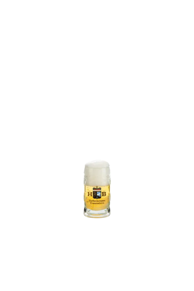 Hofbräuhaus Traunstein Schnapsglas Maßkrug 4 cl Geschenk