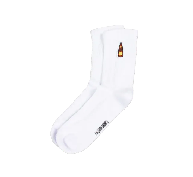 Hofbräuhaus Traunstein Hofei Fashion Drink Socken weiß Bio