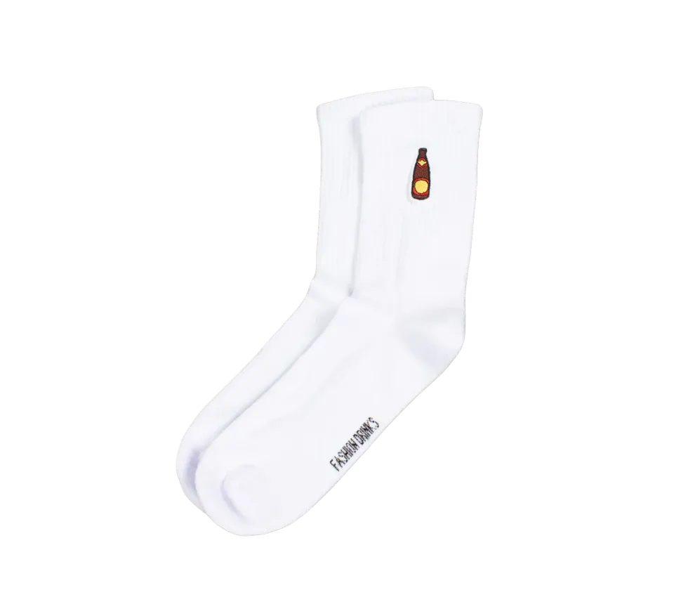 Hofbräuhaus Traunstein Hofei Fashion Drink Socken weiß Bio