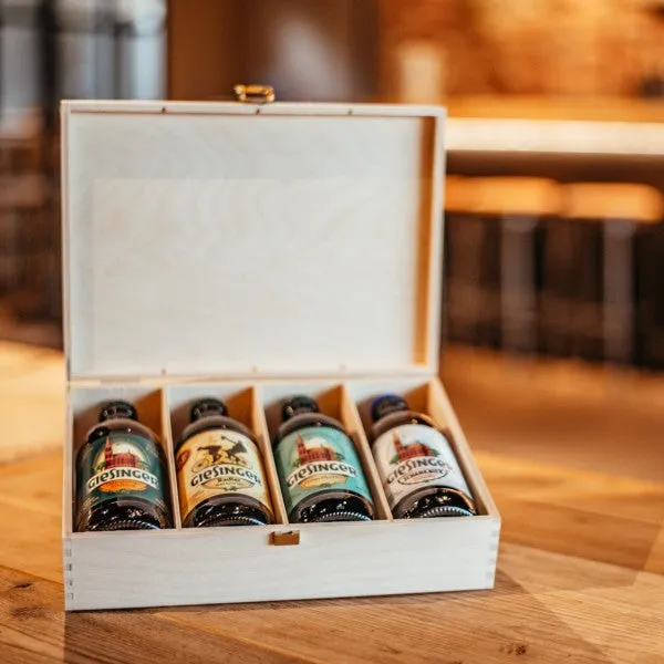 Giesinger Bräu Traditionsbox Bier in der Holzkiste