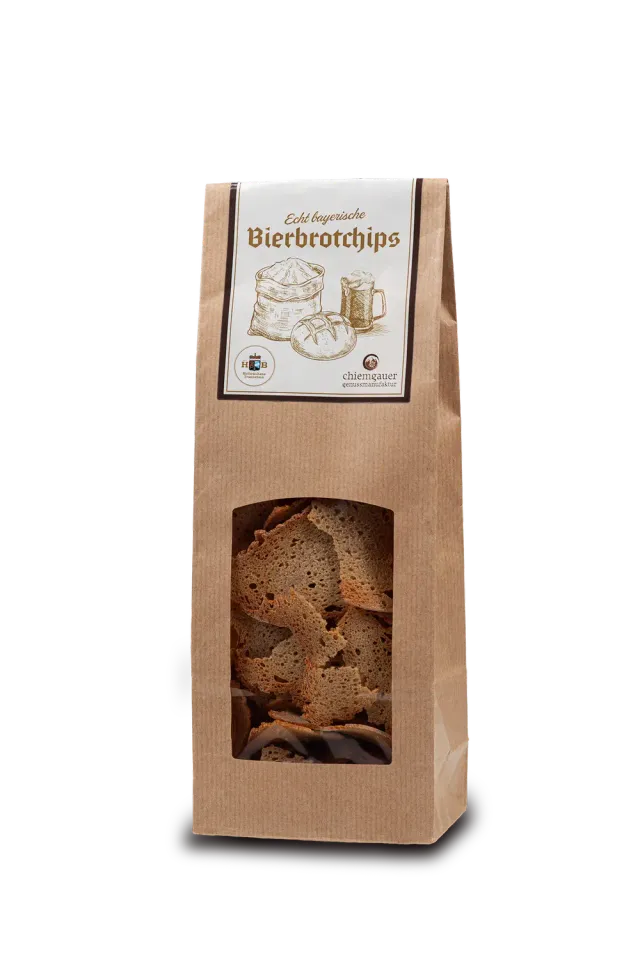 Hofbräuhaus Traunstein Bierbrotchips Roggen Alpen-Steinsalz