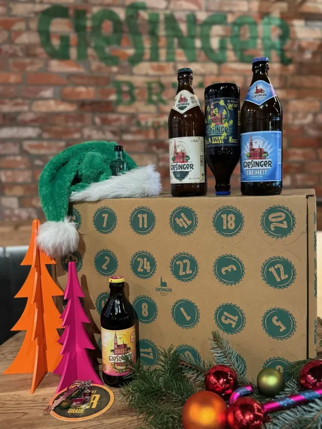 Giesinger Bräu BIER Adventskalender 2026 mit 24 Überraschungen