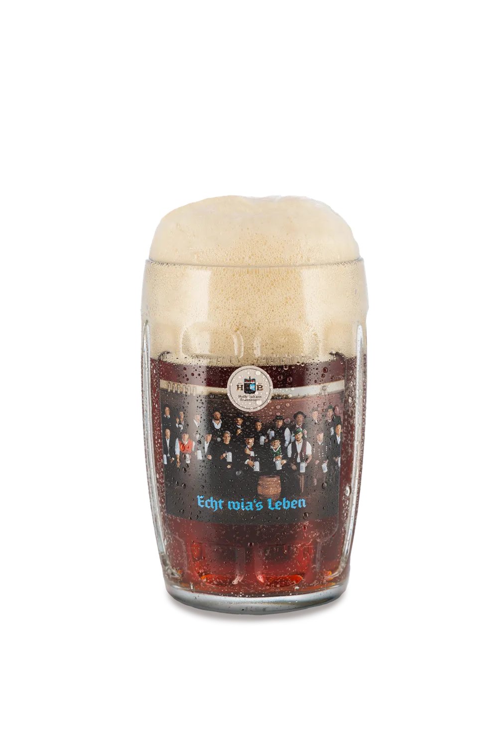 Hofbräuhaus Traunstein Glaskrug Dunkel 0,50 l