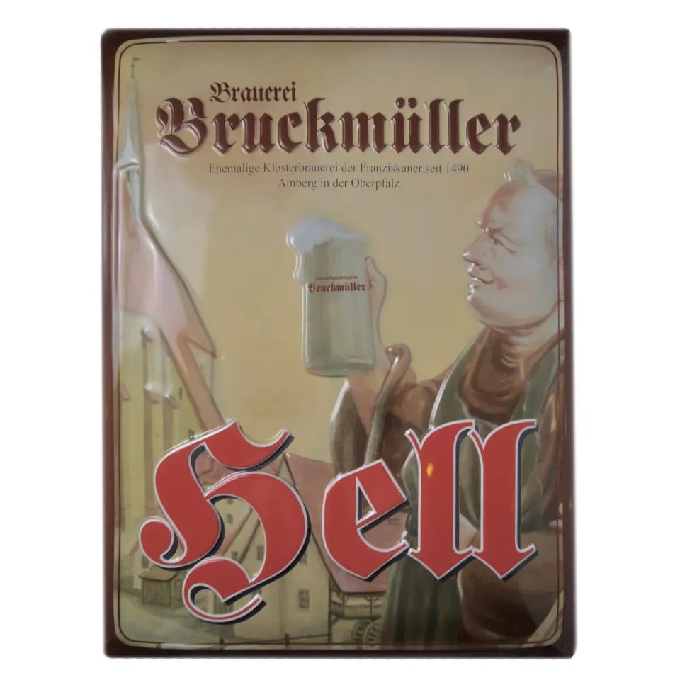Bruckmüller Biere Metallschild 2056