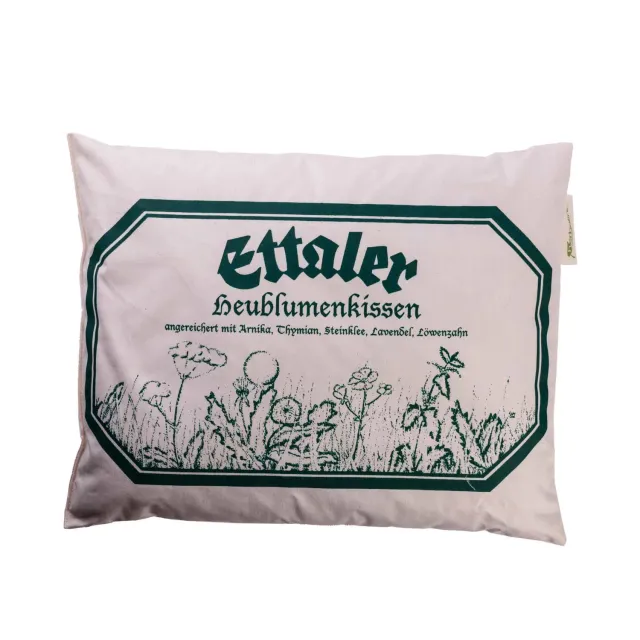 Ettaler Heublumenkissen Kräuterkissen 26 × 32 cm mit Kräutermischung