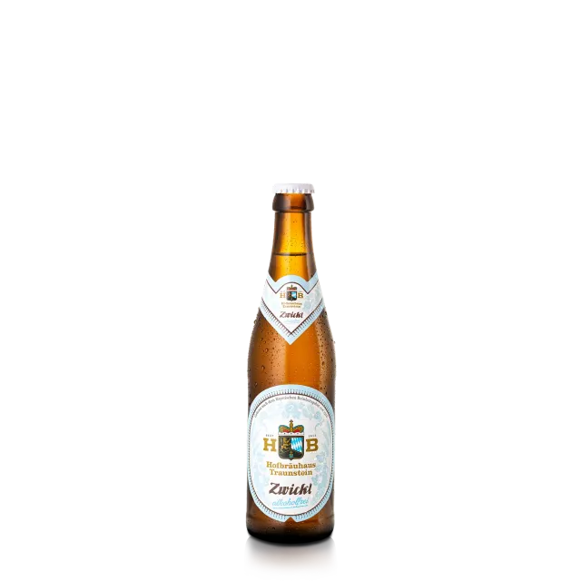 Hofbräuhaus Traunstein Zwickl alkoholfrei Bier 6x0,33L naturtrüb