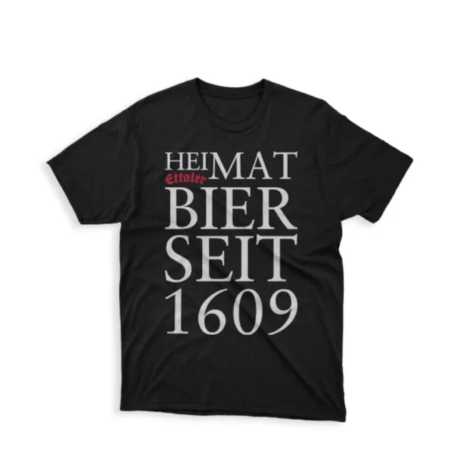 Ettaler Heimatbier T-Shirt Baumwolle